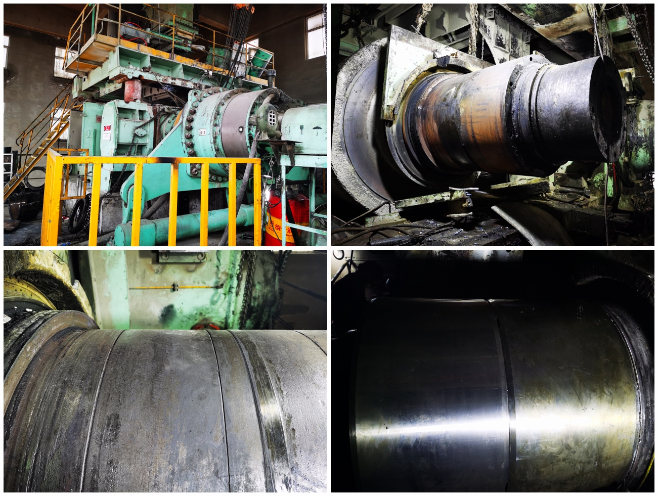 辊压机轴颈磨损修复