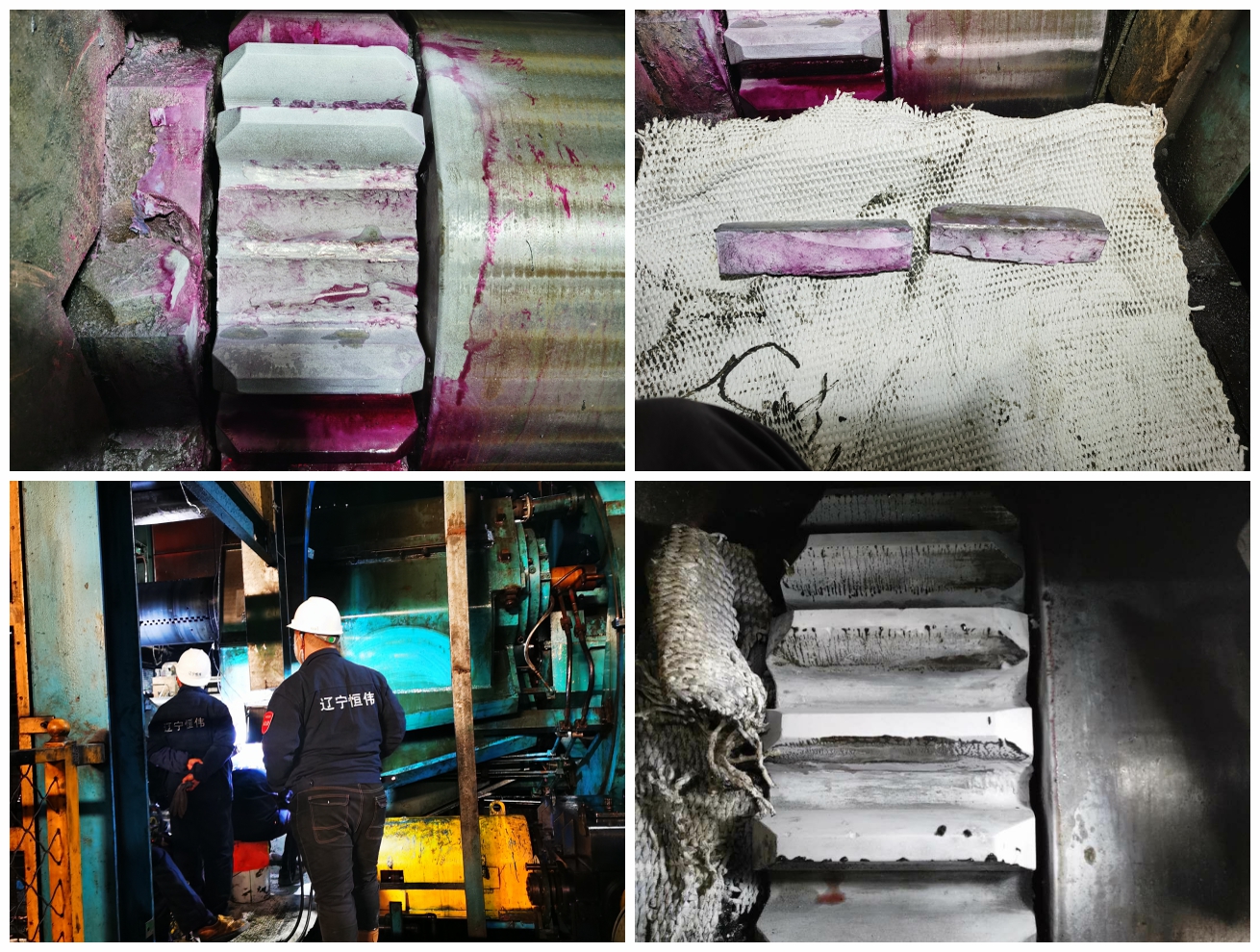 卷取机齿轮断齿现场修复