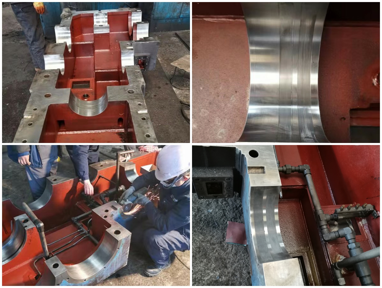 减速机轴承孔磨损修复