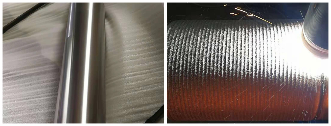 液压杆磨损修复