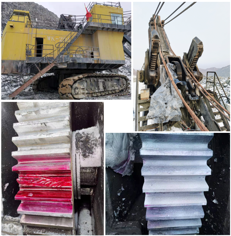 太重WK-20电铲推压齿轮断齿修复