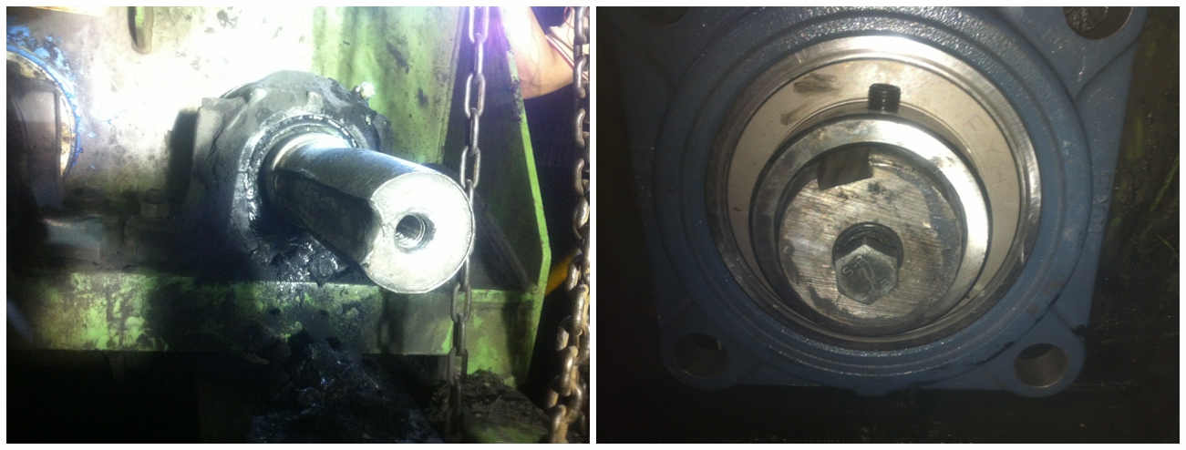 挤压机轴颈磨损修复