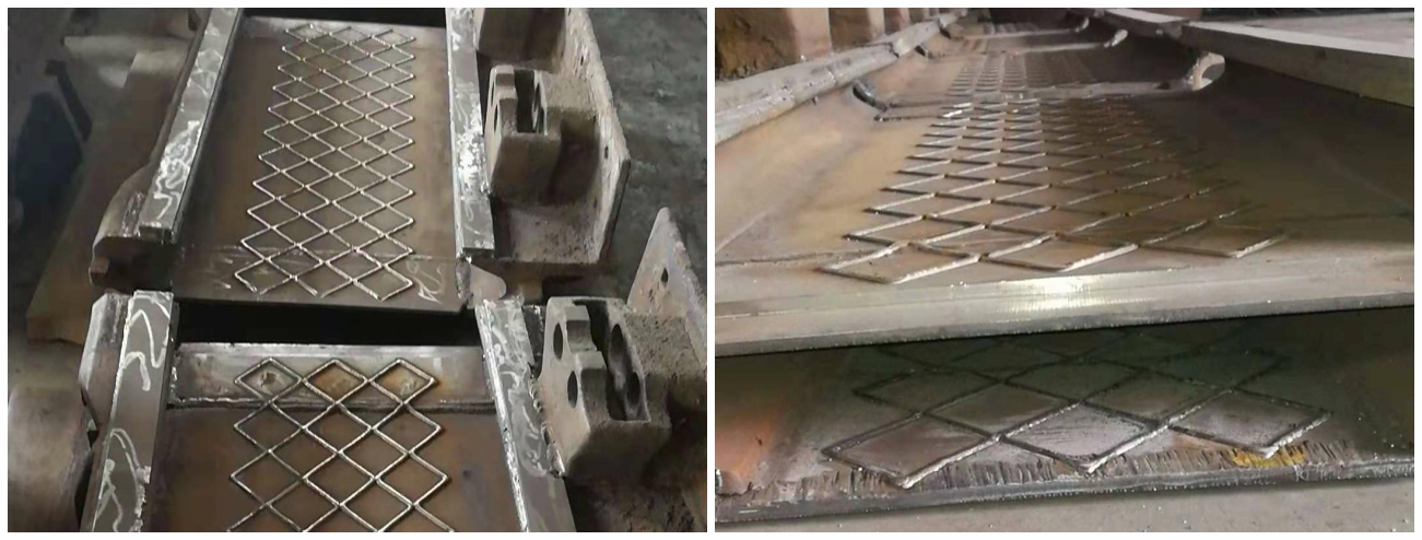 刮板输送机中部槽磨损修复